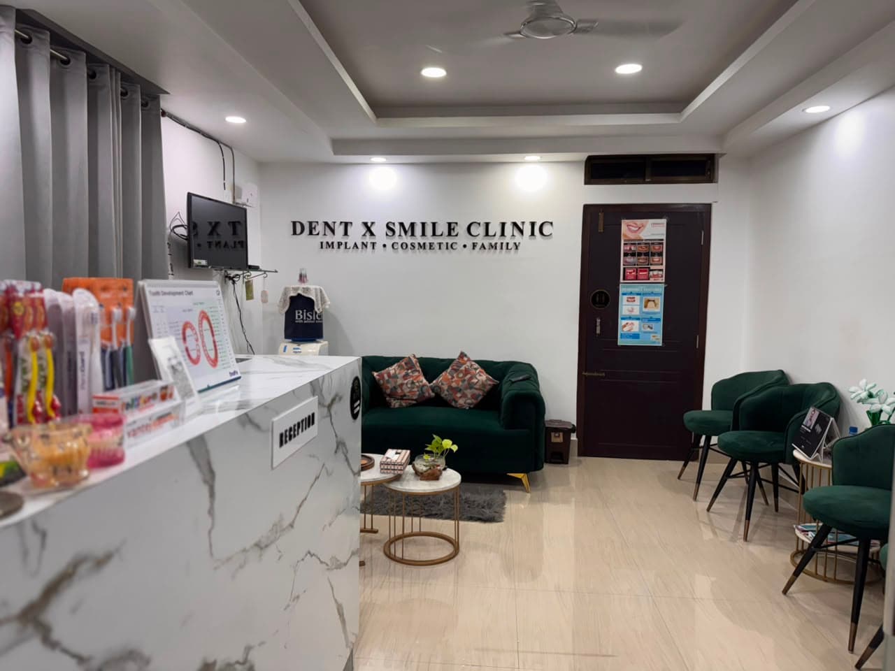 DentX Smile Clinic reception area